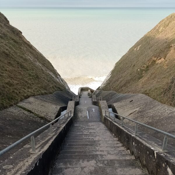 Le grand escalier de Sotteville-sur-Mer