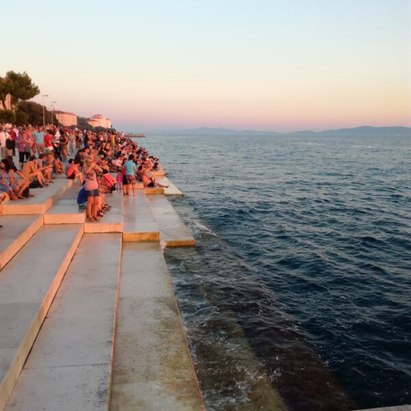 Zadar, l'orgue de la mer, Croatie