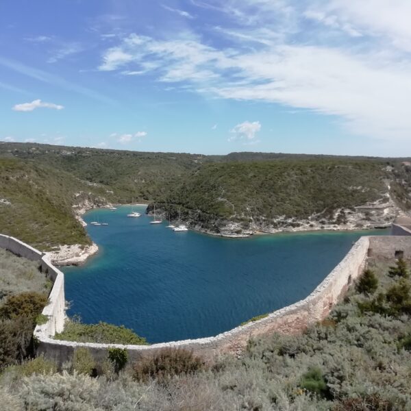 Paysage en Corse à Bonifacio