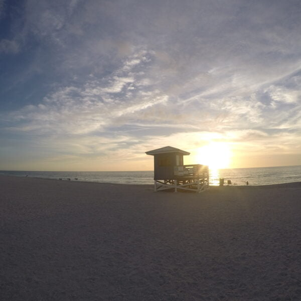 Coucher de soleil à Miami Beach, Floride