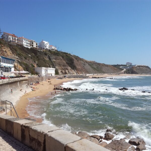 La plage de Ericeira, Portugal