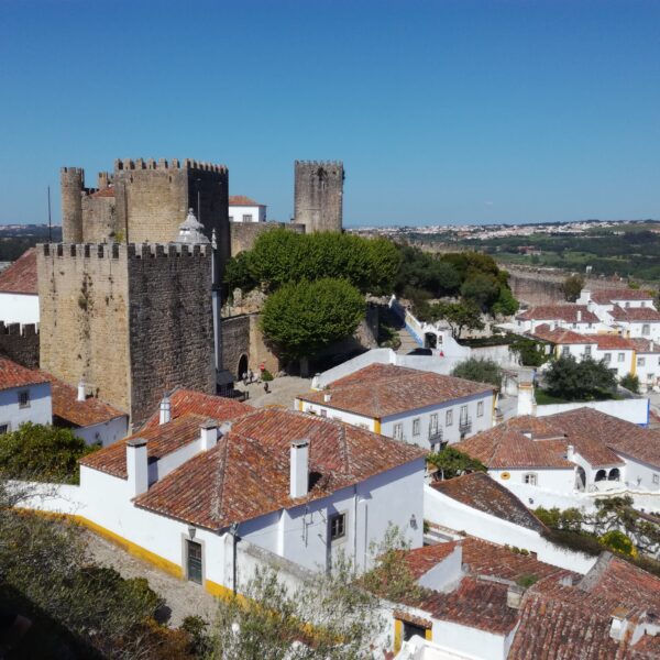La ville de Óbidos, Portugal