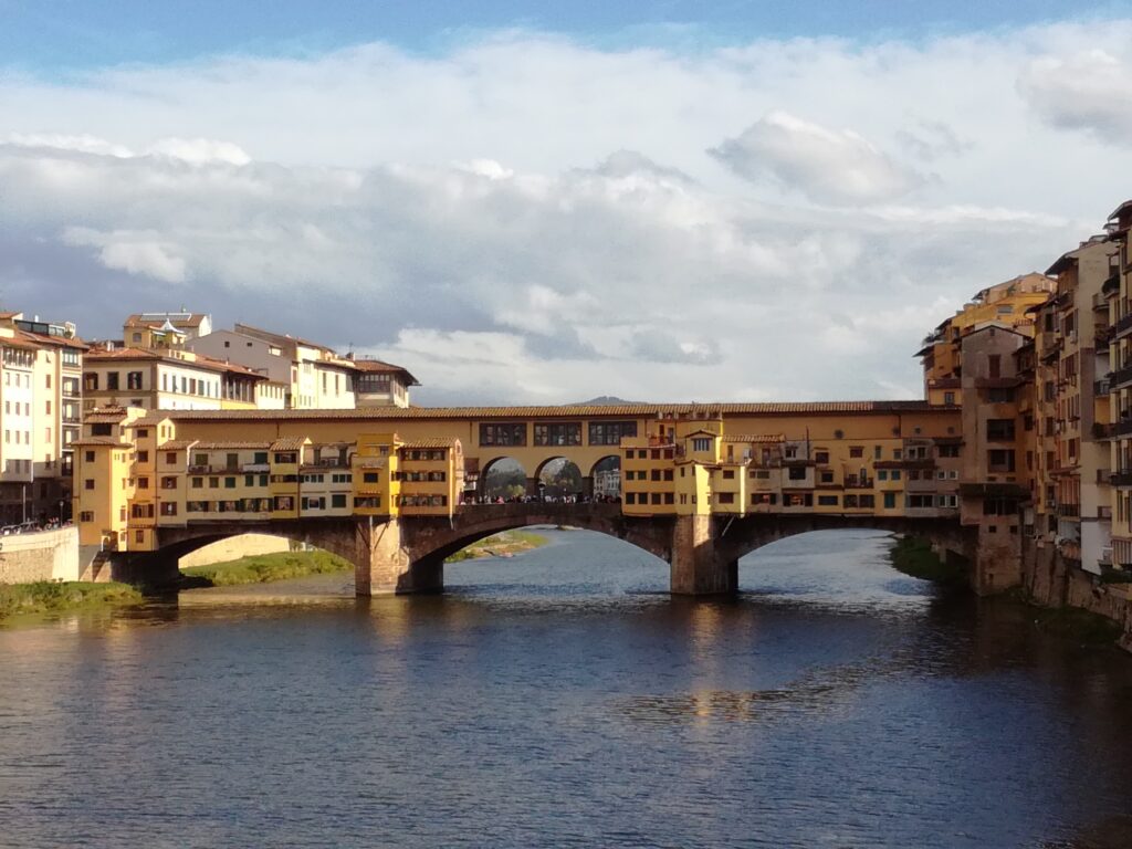 Le Ponte Vecchio, monument emblématique de Florence